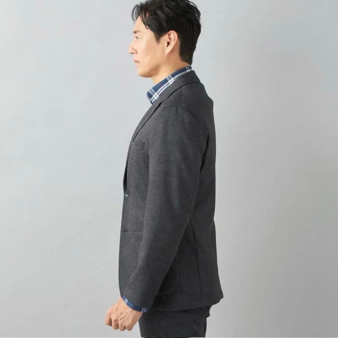 AOKI【未使用タグ付】洗える♪プリントジャージパジャマスーツセット　ネイビーS