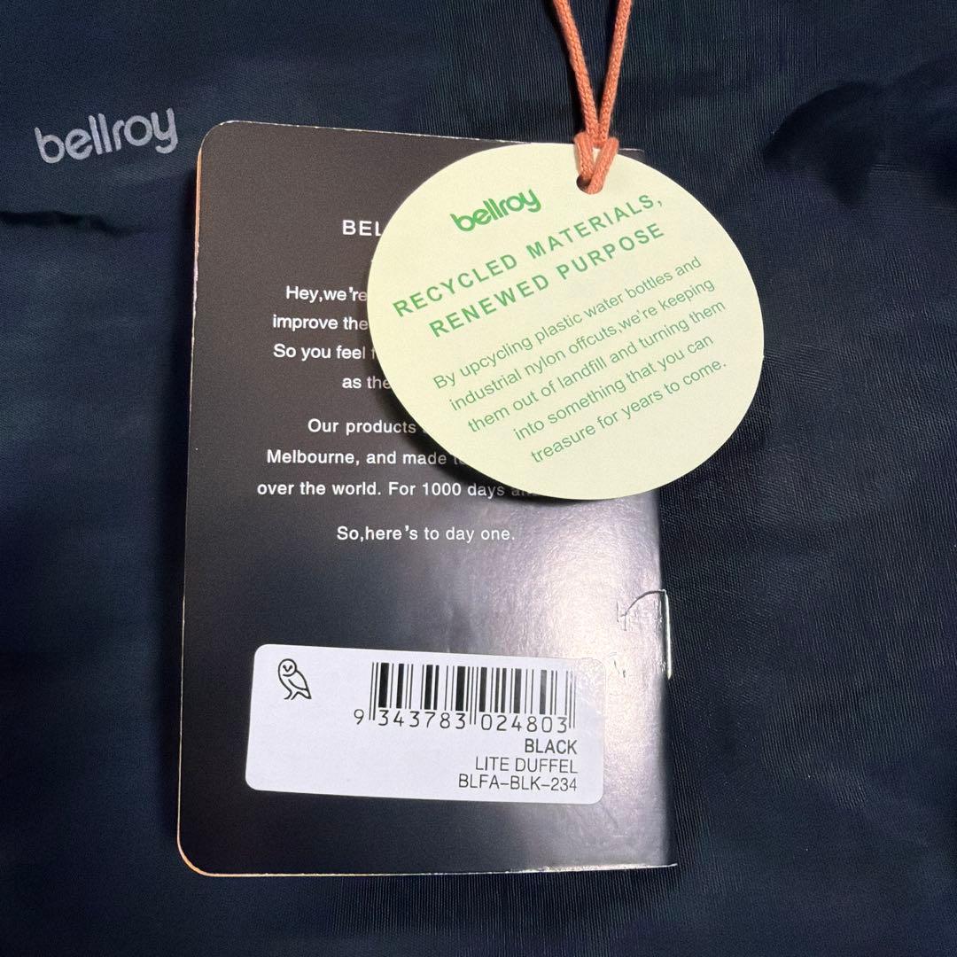 bellroy Lite Duffel 30L 2way ボストンバッグ