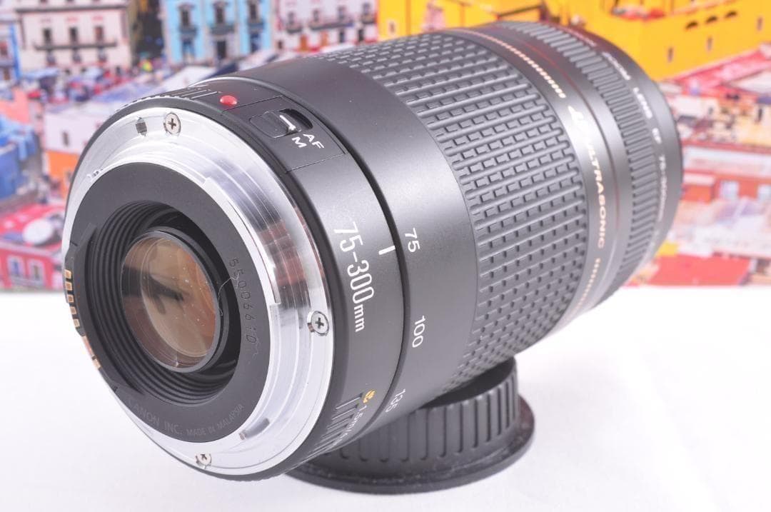 望遠レンズ Canon キヤノン EF75-300mm 想い出の瞬間 完動品