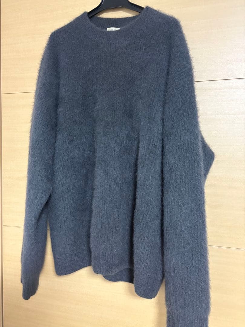 トップス 23AW LIDNM FOX CASHMERE KNIT DEEP MOCHA