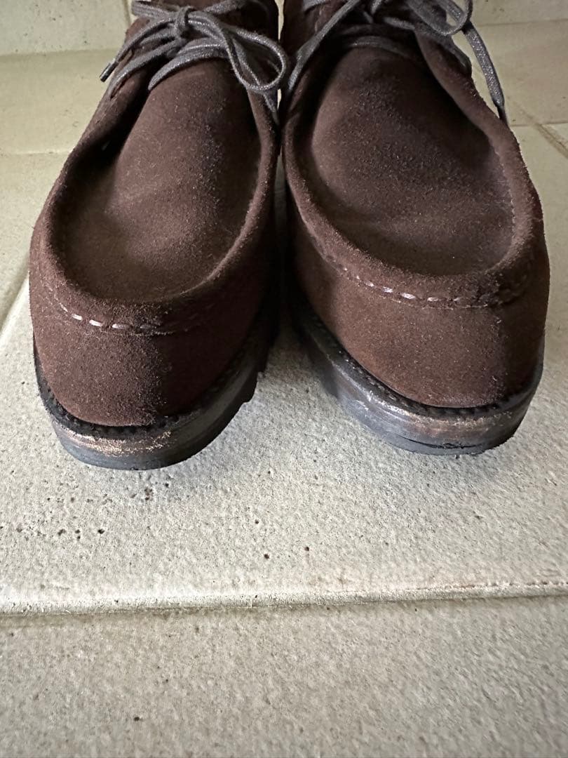 【美品】F.LLI Giacometti ジャコメッティ モカシン スウェード