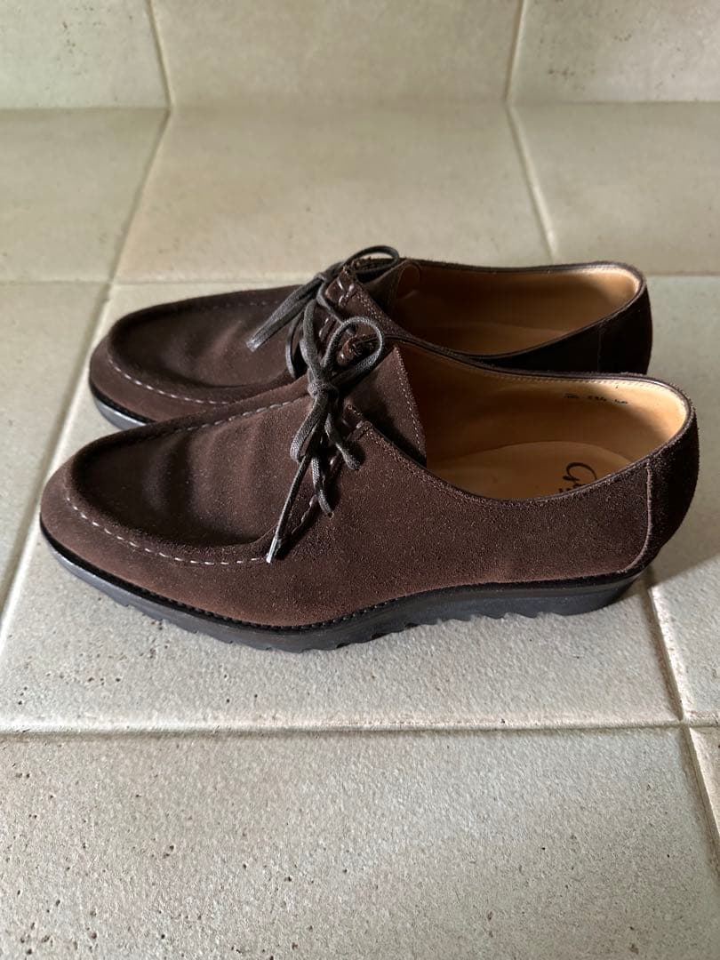 【美品】F.LLI Giacometti ジャコメッティ モカシン スウェード