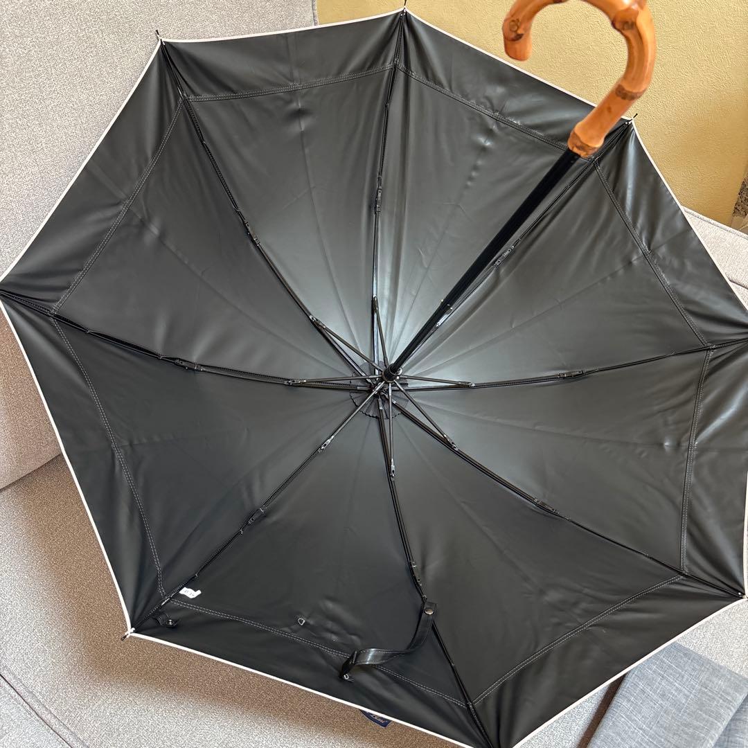 芦屋ロサブラン２段折り畳み日傘 グレーとピンク美品