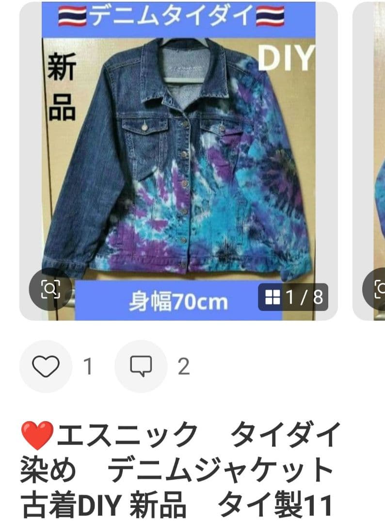 エスニック　ロングパーカー　ナカ族手刺繍衣類　注文商品　新品　タイ製