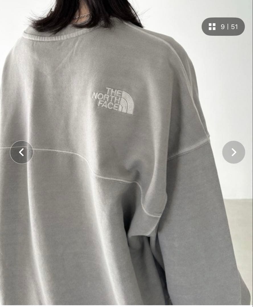 THE NORTH FACE ヴィンテージ オーバースウェット男女兼用M グレー