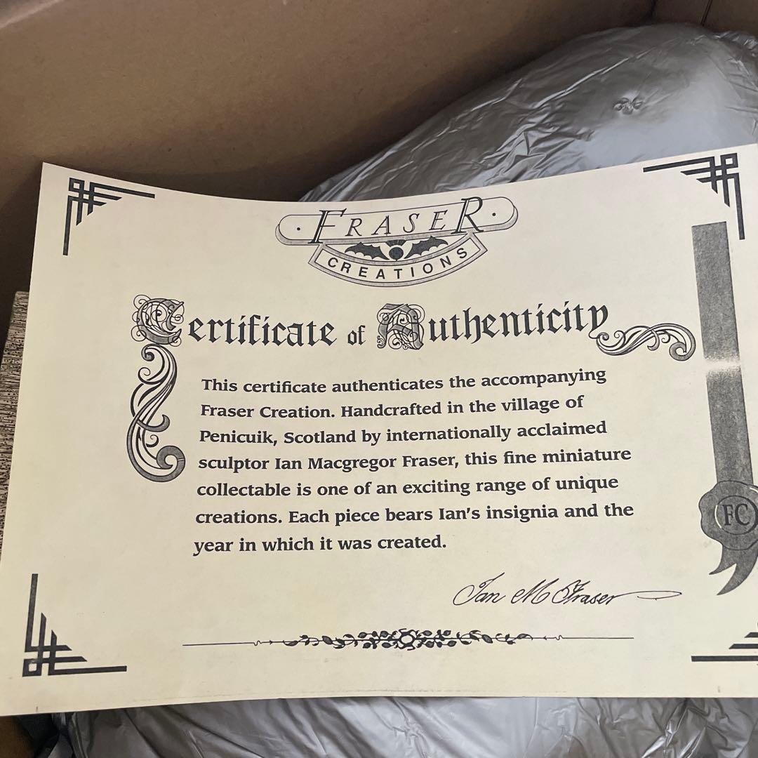 希少　証明書付　フレイザークリエーションズ　ビッグベン