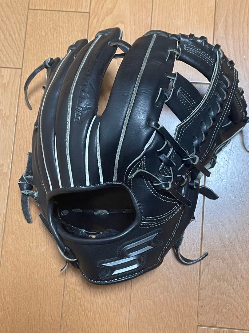 SSKプロエッジ軟式野球グローブ 黒 内野手用