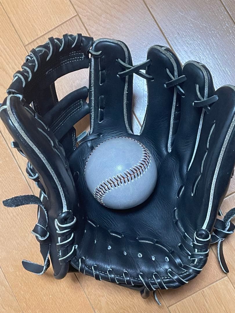 SSKプロエッジ軟式野球グローブ 黒 内野手用