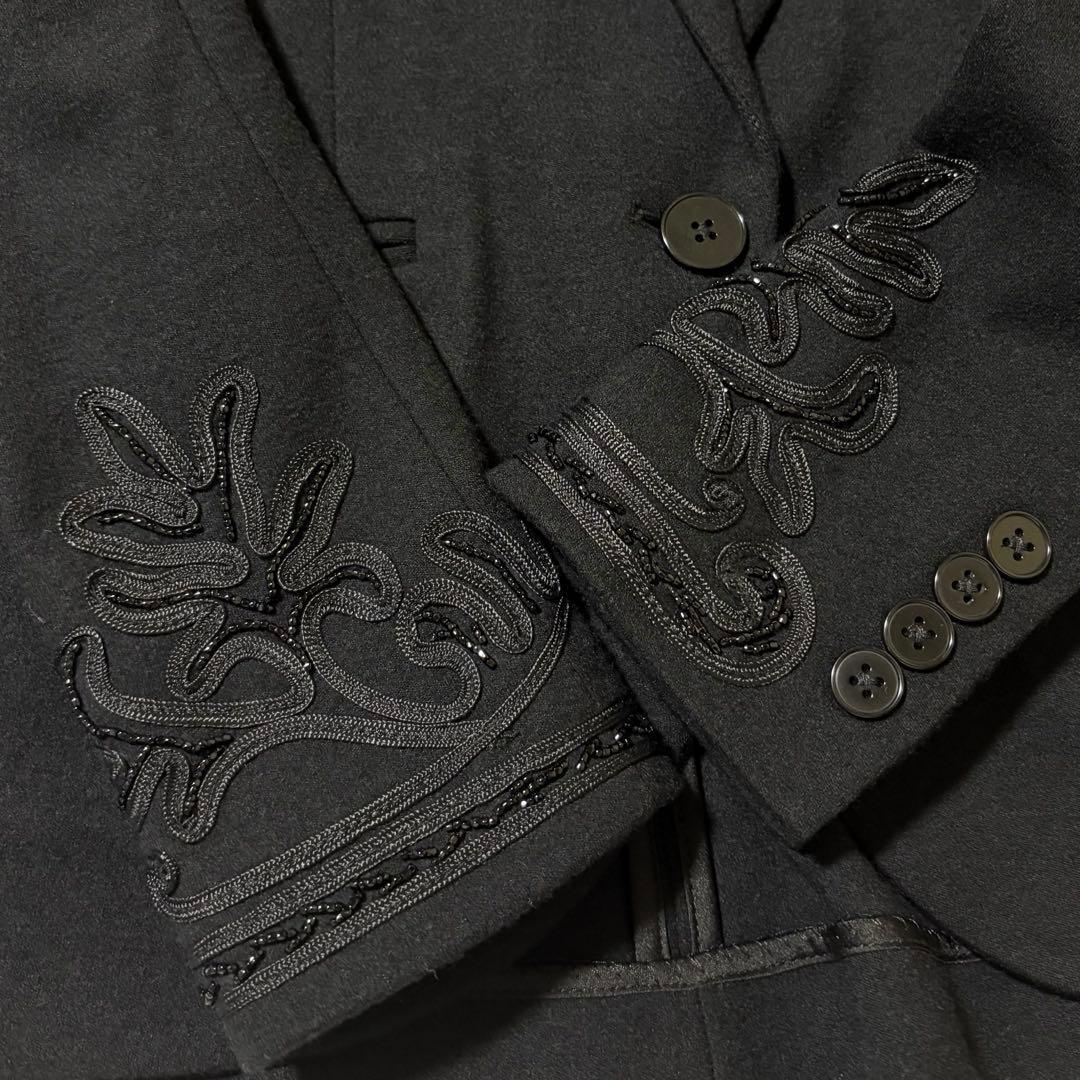 ポロ ラルフローレン★ウール100 パスマントリーコード刺繍　ビーズ ジャケット