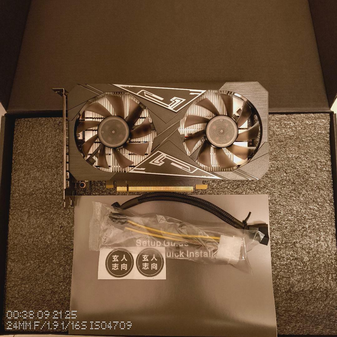 玄人志向 GTX 1650(GF-GTX1650D6-E4GB/DF2)