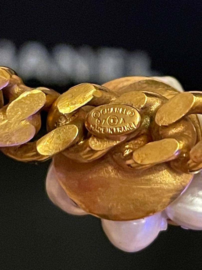 【VINTAGE CHANEL/シャネル】パールバングル