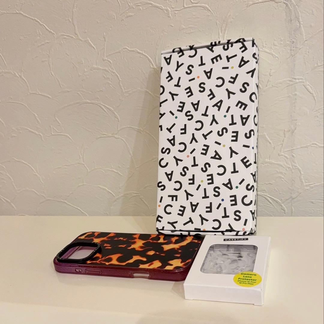 CASETiFY iPhone16ProMaxケースべっ甲柄　値下げ