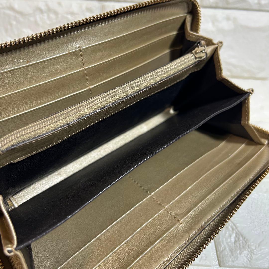 GUCCI インプリメ　ラウンドファスナー 長財布　GG柄