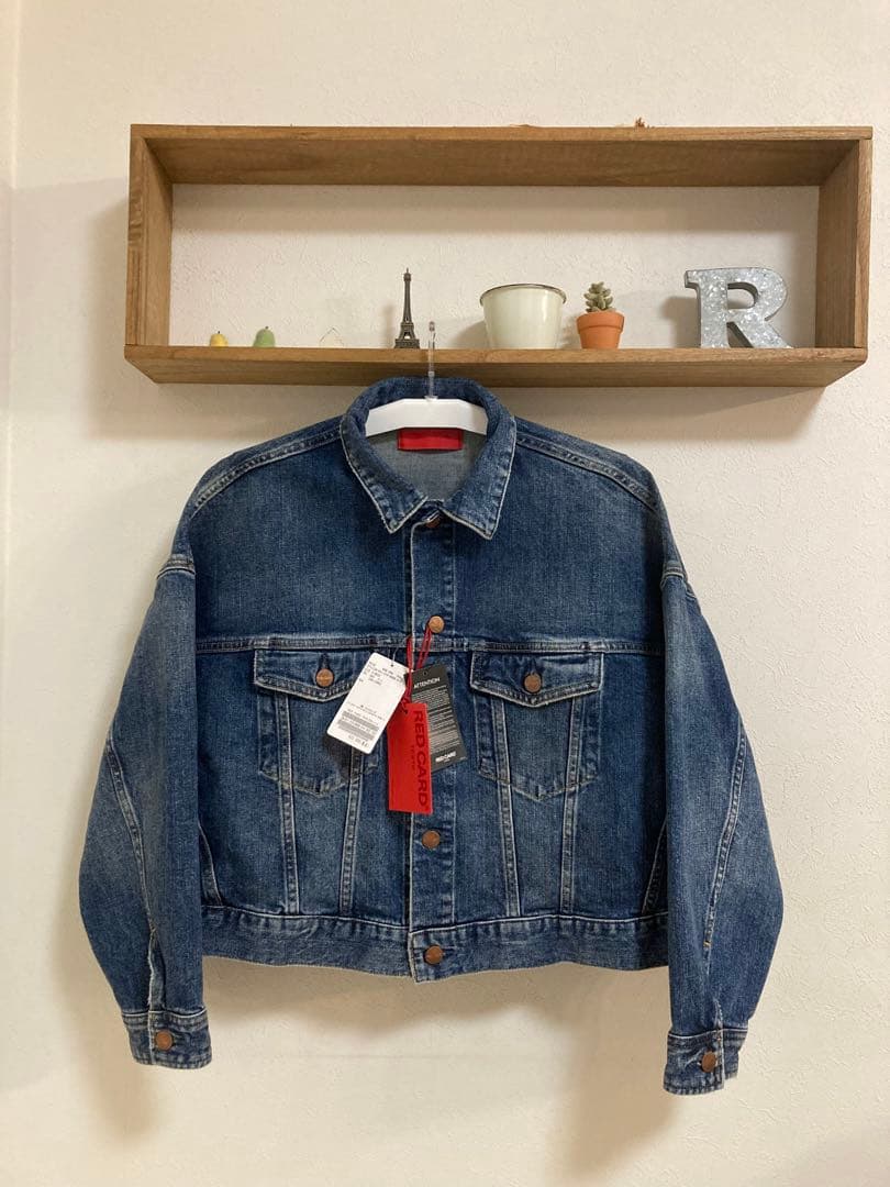 【完売品】スピックアンドスパン　RED CARD別注　デニムジャケット　紺　S