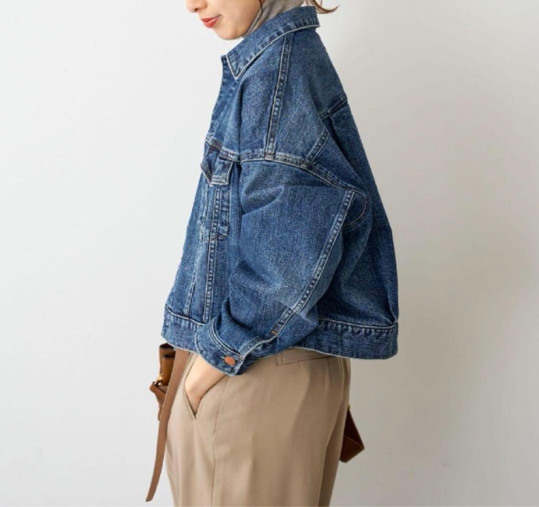 【完売品】スピックアンドスパン　RED CARD別注　デニムジャケット　紺　S