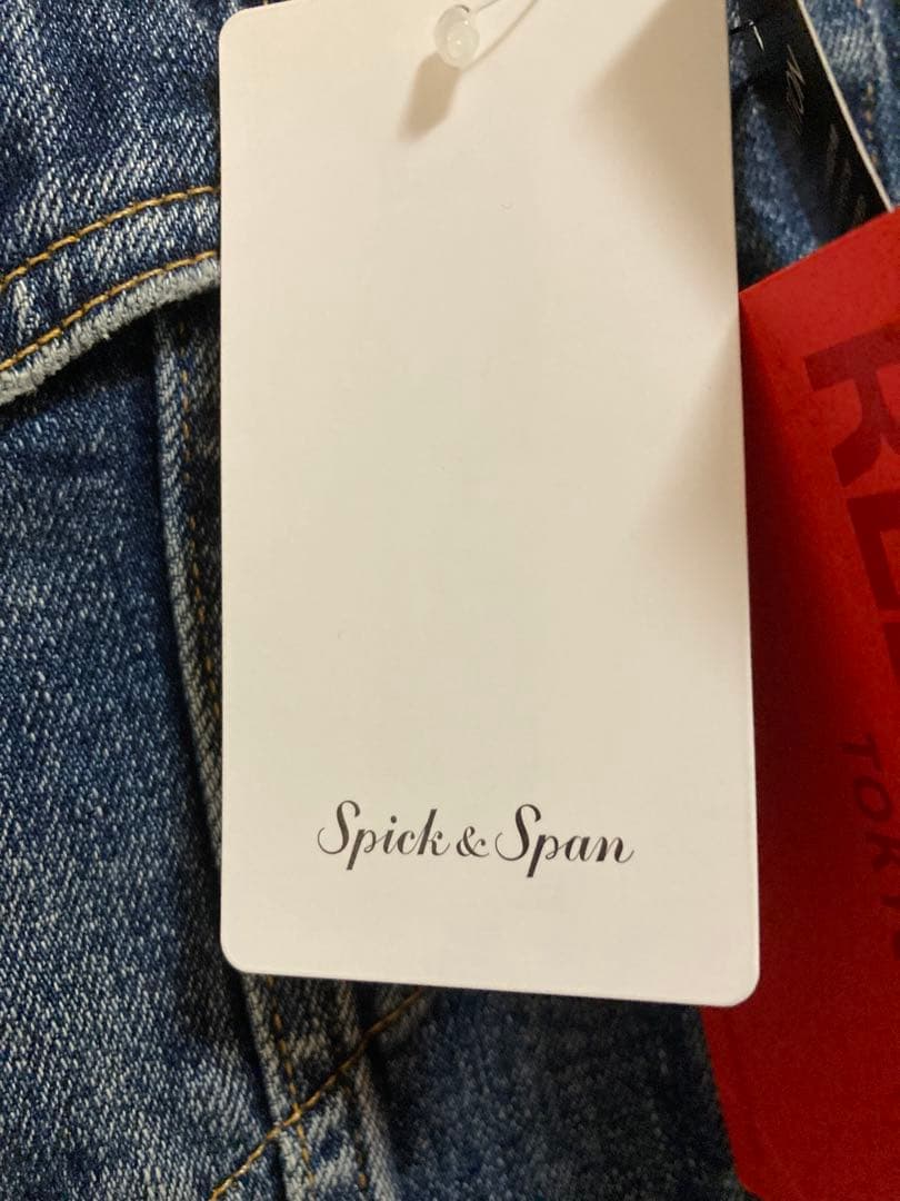 【完売品】スピックアンドスパン　RED CARD別注　デニムジャケット　紺　S