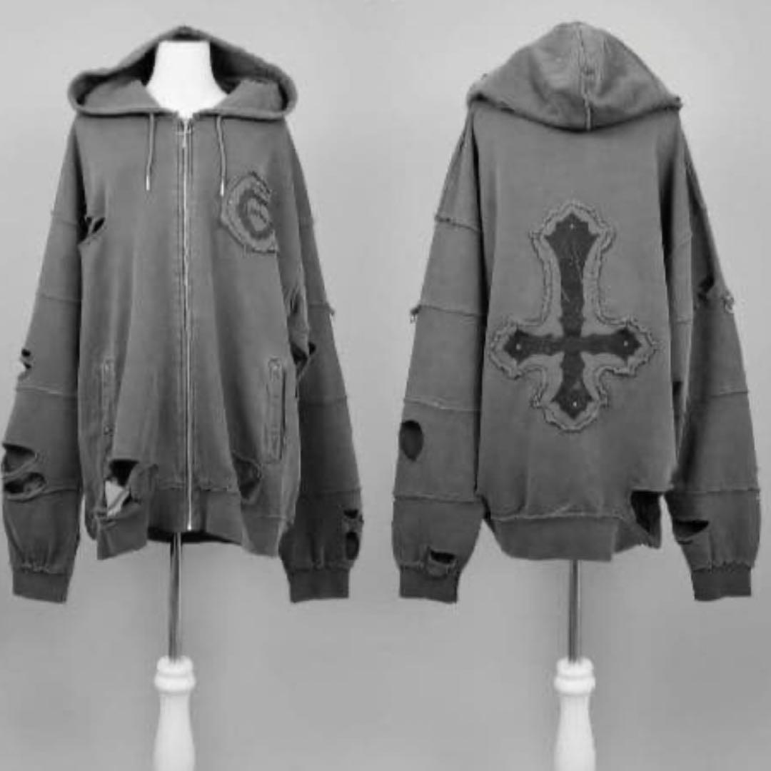 DimMoire ディムモアール　魔導士パーカー　グレー