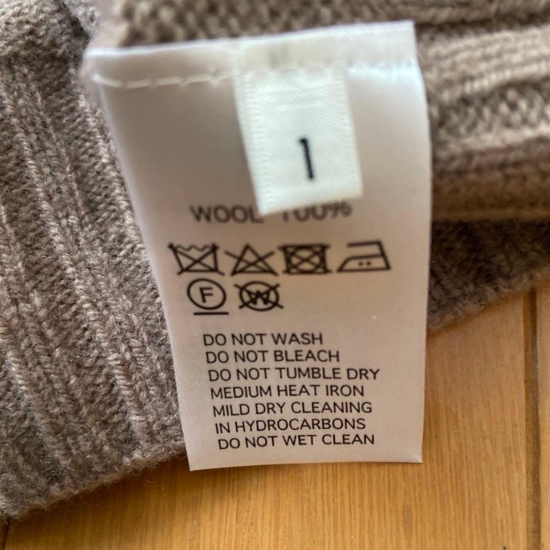 MORRIS & SONS |ジーロンラム クルーネックニット サイズ1