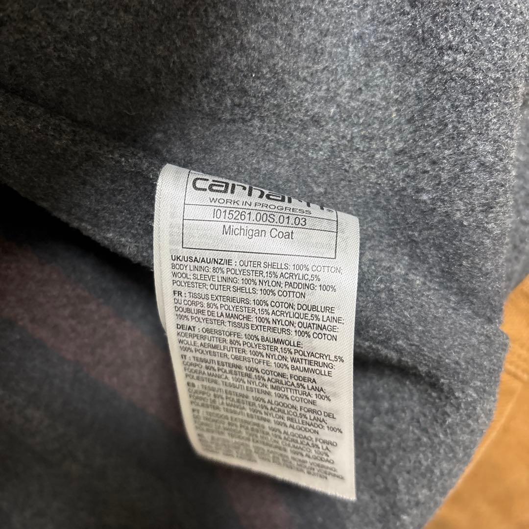Carhartt ブラウン ミシガンコート ブランケットMサイズ カーハート