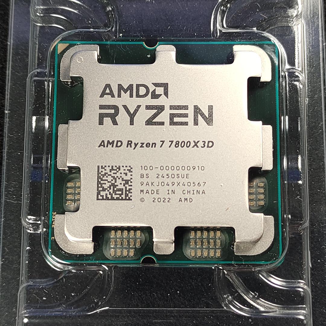 【新品未使用】AMD Ryzen 7 7800X3D 動作保証
