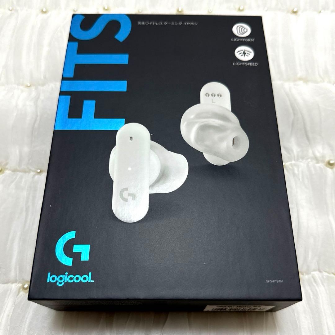 ロジクール G FITS ホワイト ワイヤレスゲーミングイヤホン