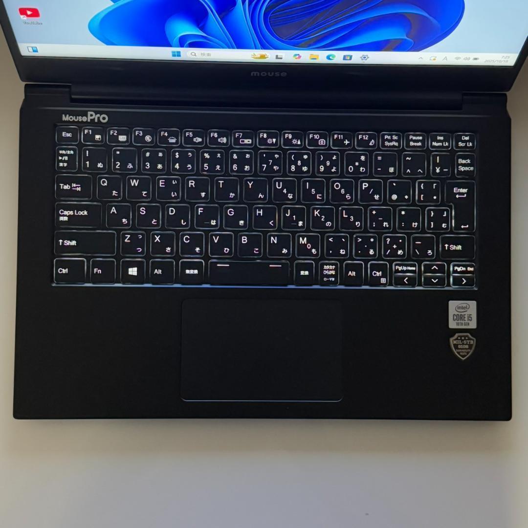 ★決算&年末セール★ 第10世代i5 メモリ16GB Mouse Pro F72