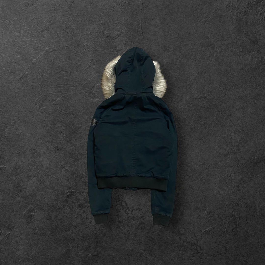 00s archive 短丈 ファー ミリタリージャケット N-2B y2k S