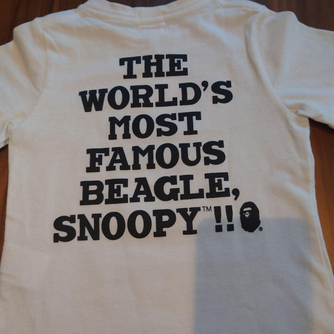 アベイシングエイプ✕SNOOPYコラボTシャツ100