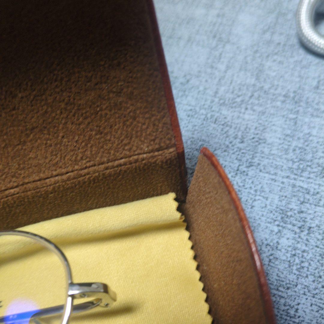 す*ー様 金子眼鏡 ラウンドフレーム メタル製 ケース付き