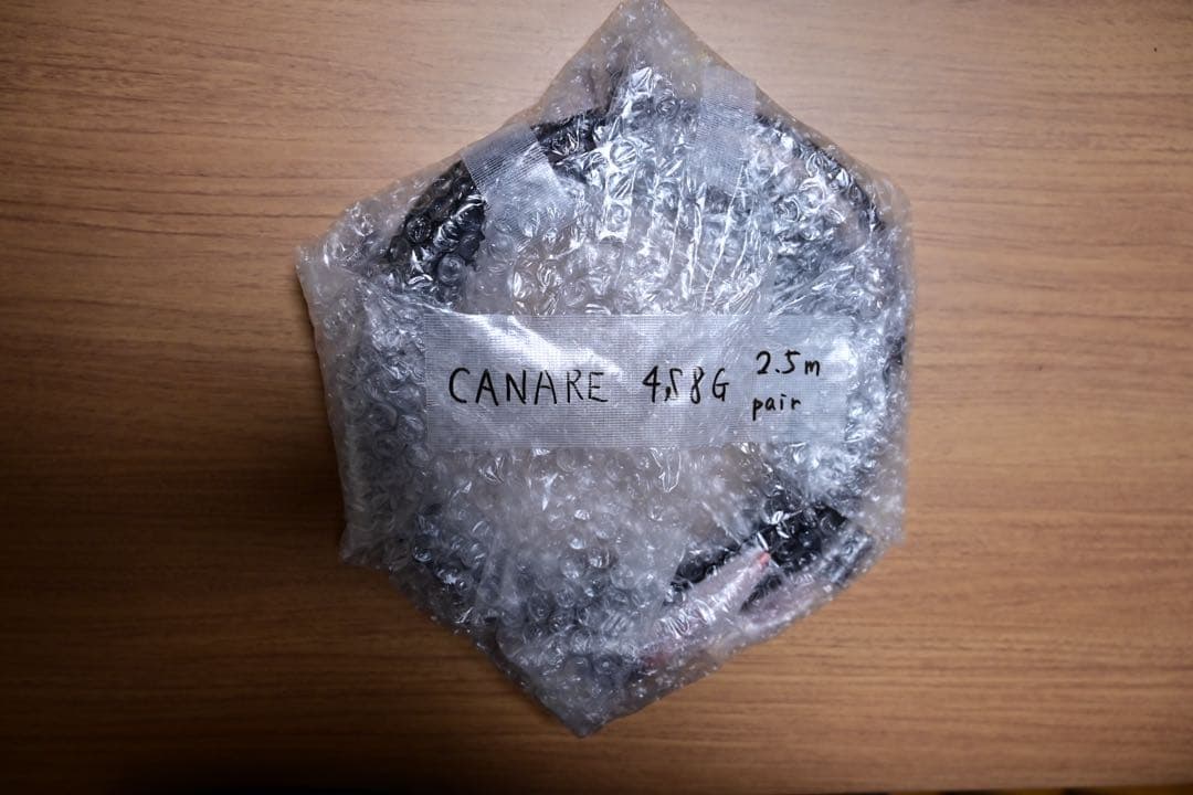 CANARE カナレ 4S8G ベリリウム銅製 スピーカーケーブル (2.5m)