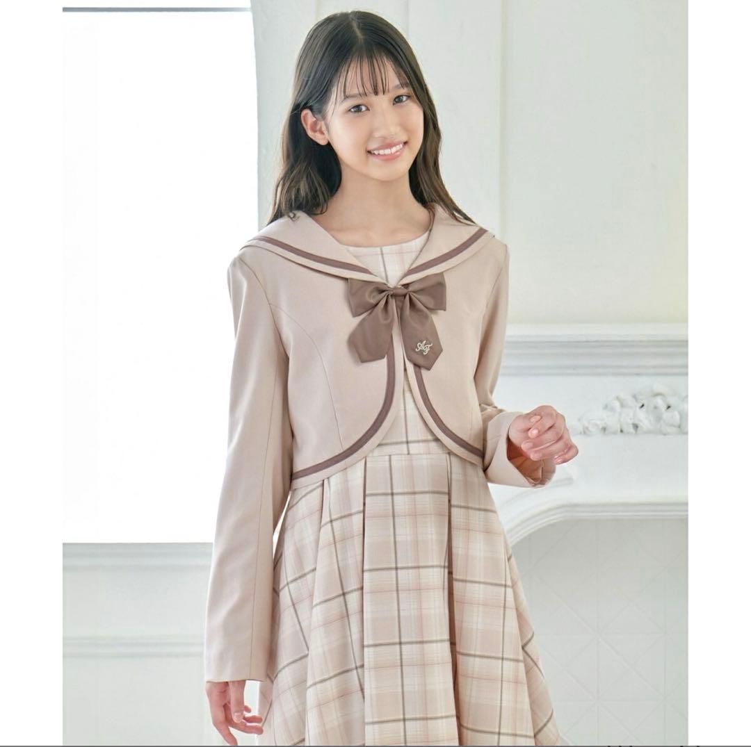 極美品✨any FAM セーラージャケット+チェックワンピース 165
