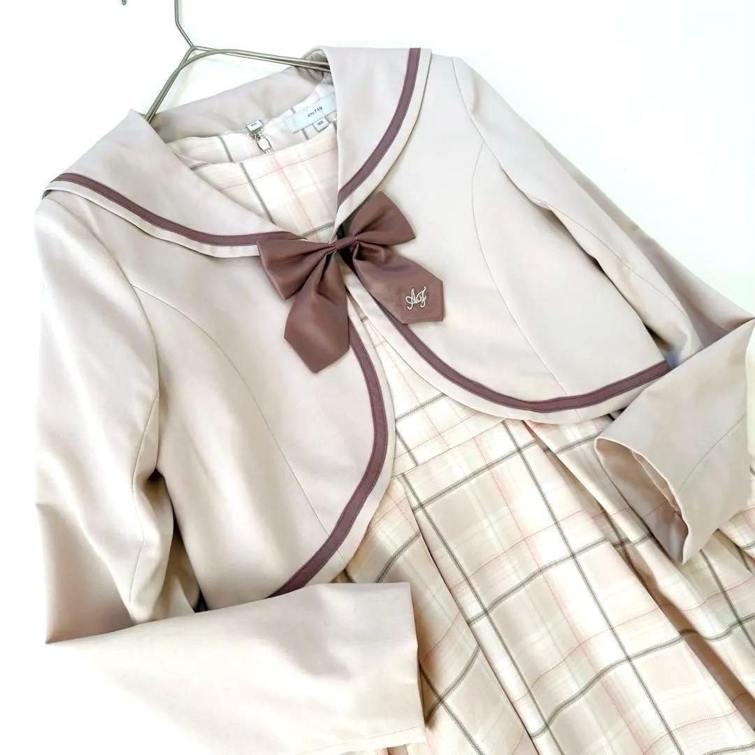 極美品✨any FAM セーラージャケット+チェックワンピース 165
