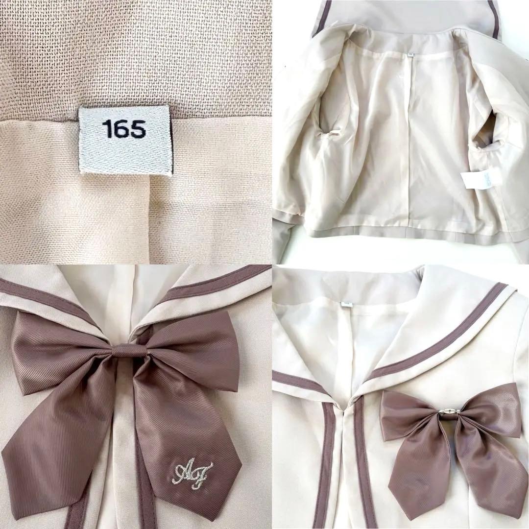 極美品✨any FAM セーラージャケット+チェックワンピース 165