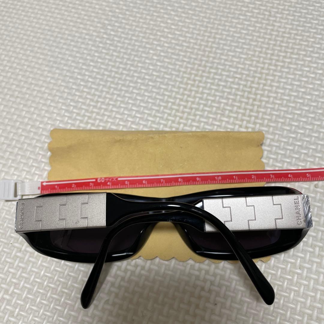 CHANEL　シャネル　サングラス　黒　ケース付き　ヴィンテージ