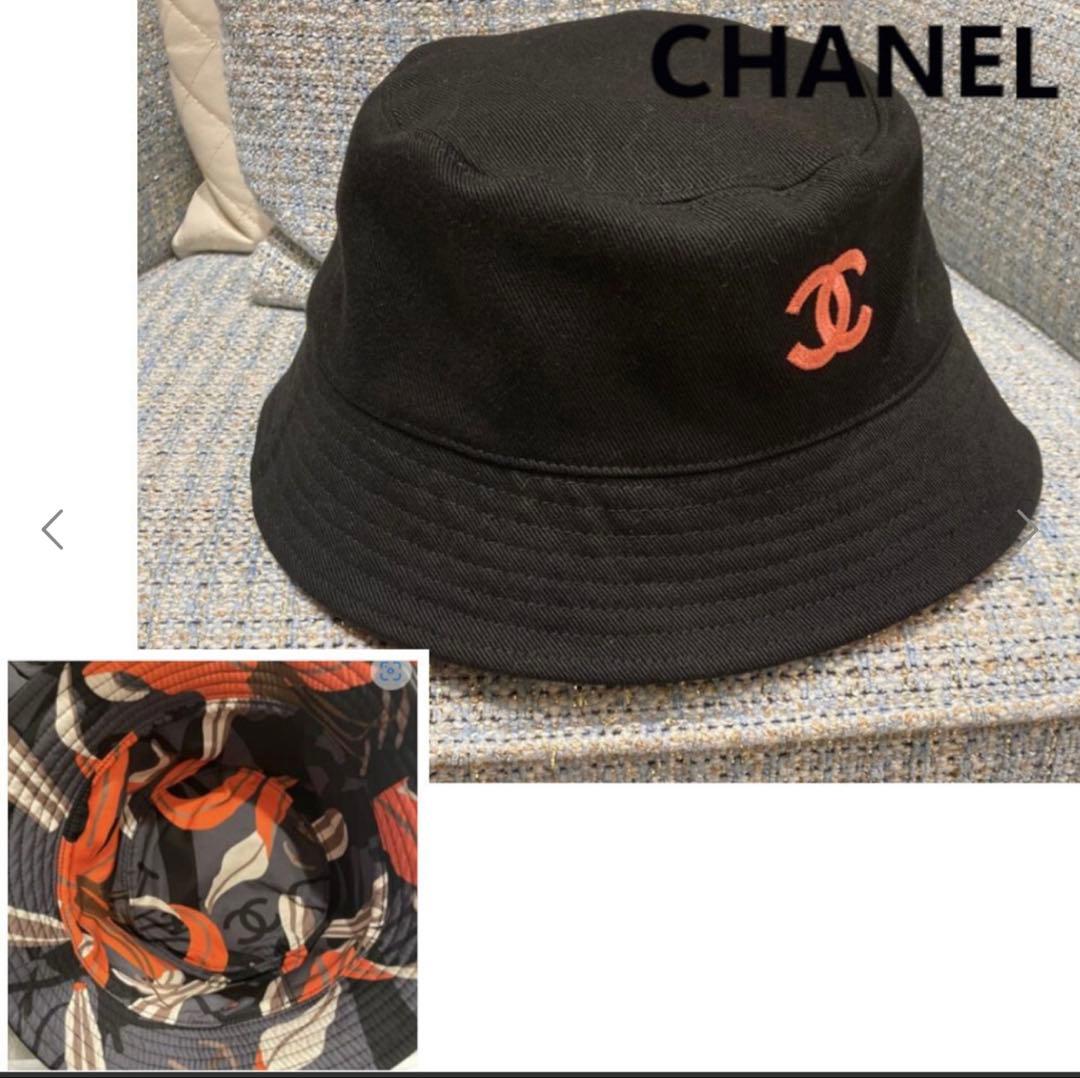 極美品　23AW 大人気 CHANEL シャネル バケットハット リバーシブル