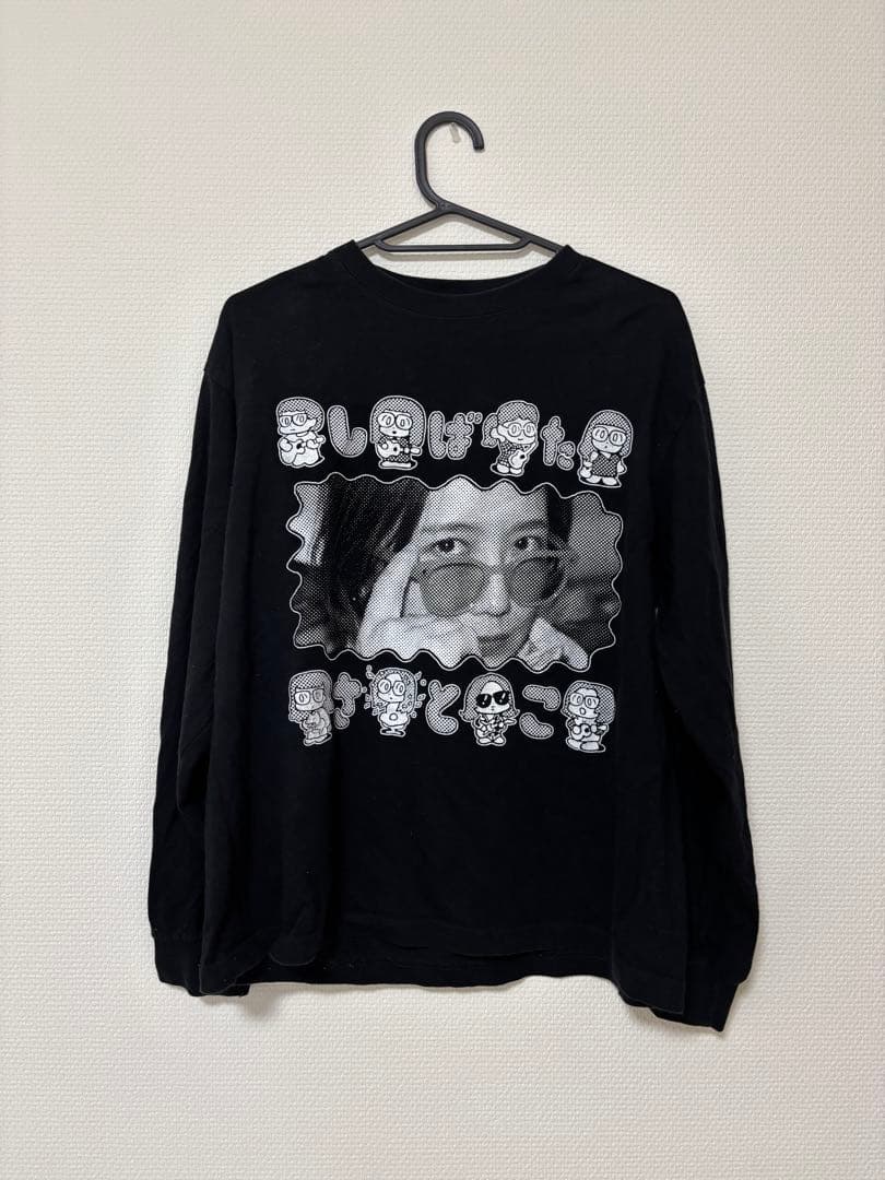 柴田聡子 長袖Tシャツ S ブラック