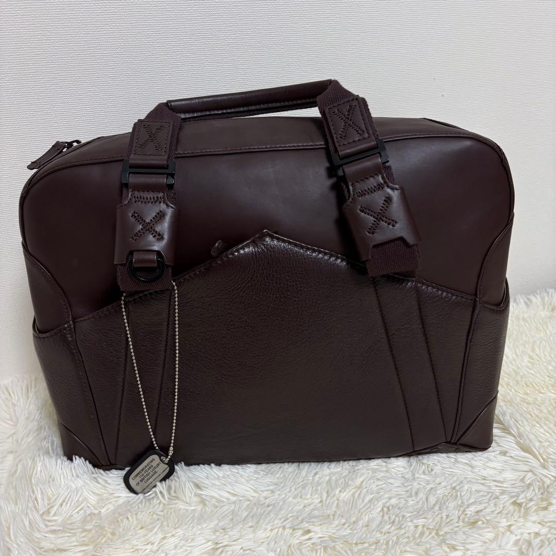 【極美品】グローブトロッター 110周年 ボストンバッグ ブラウン