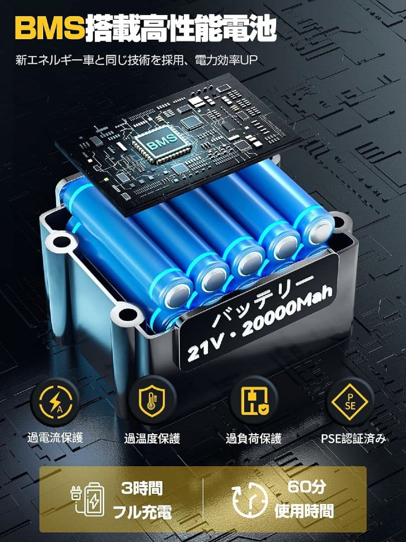 【洗車店監修！】高圧洗浄機 コードレス 充電式 洗車 家庭用