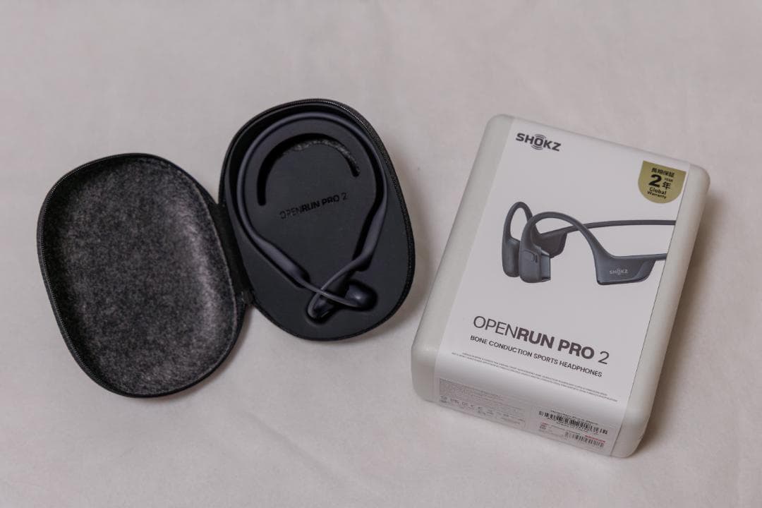 SHOKZ OPENRUN PRO 2 骨伝導イヤホン ブラック