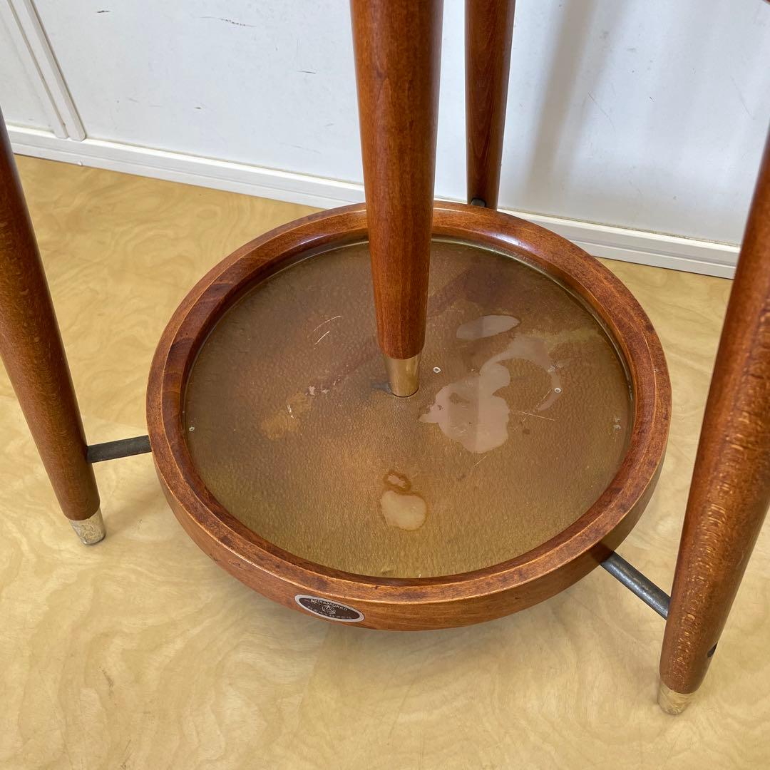 秋田木工 ポールハンガー④ コートハンガー 傘立て 洋服掛け ビンテージ