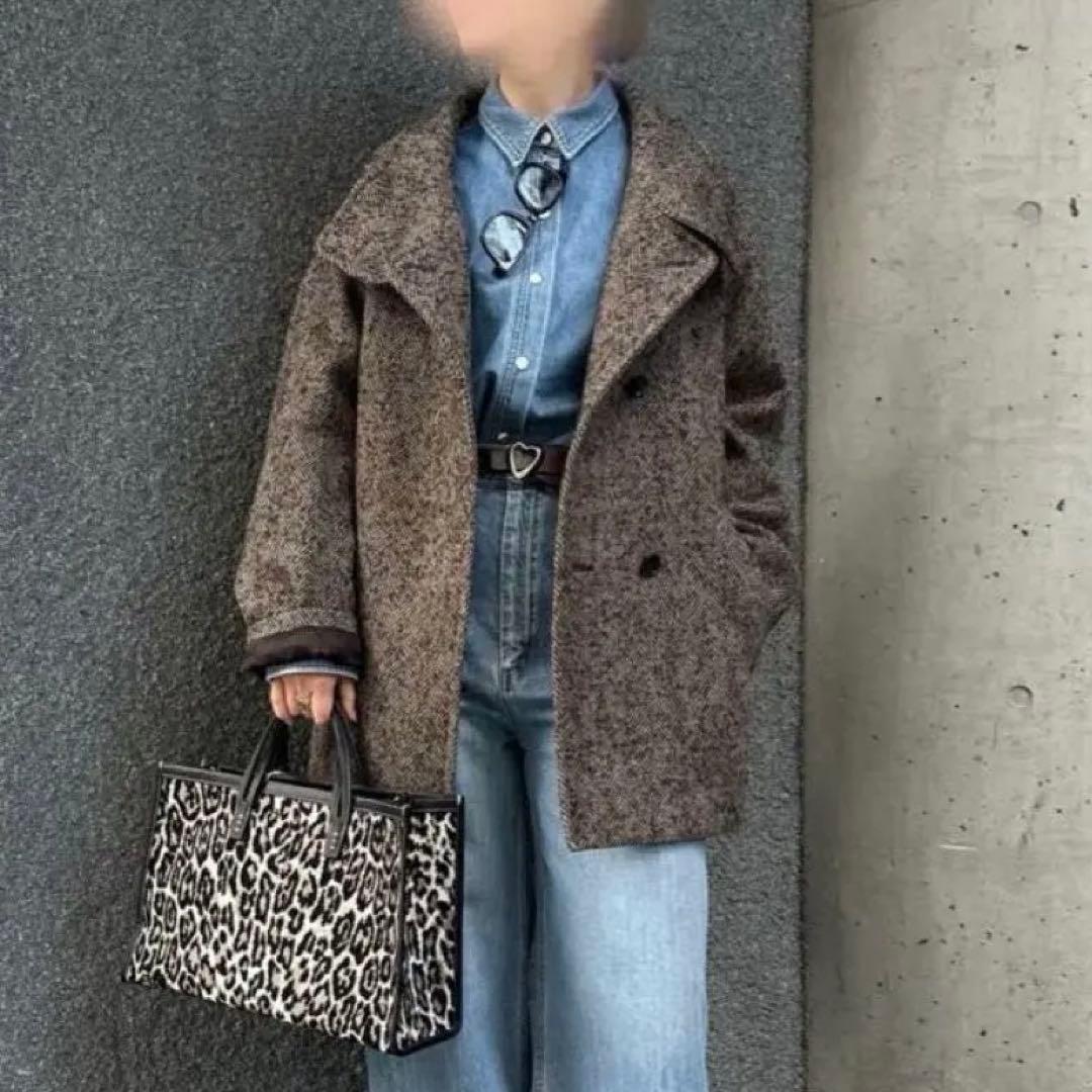 ジャーナルスタンダード　MANTECO TWEEDスタンドショートコート