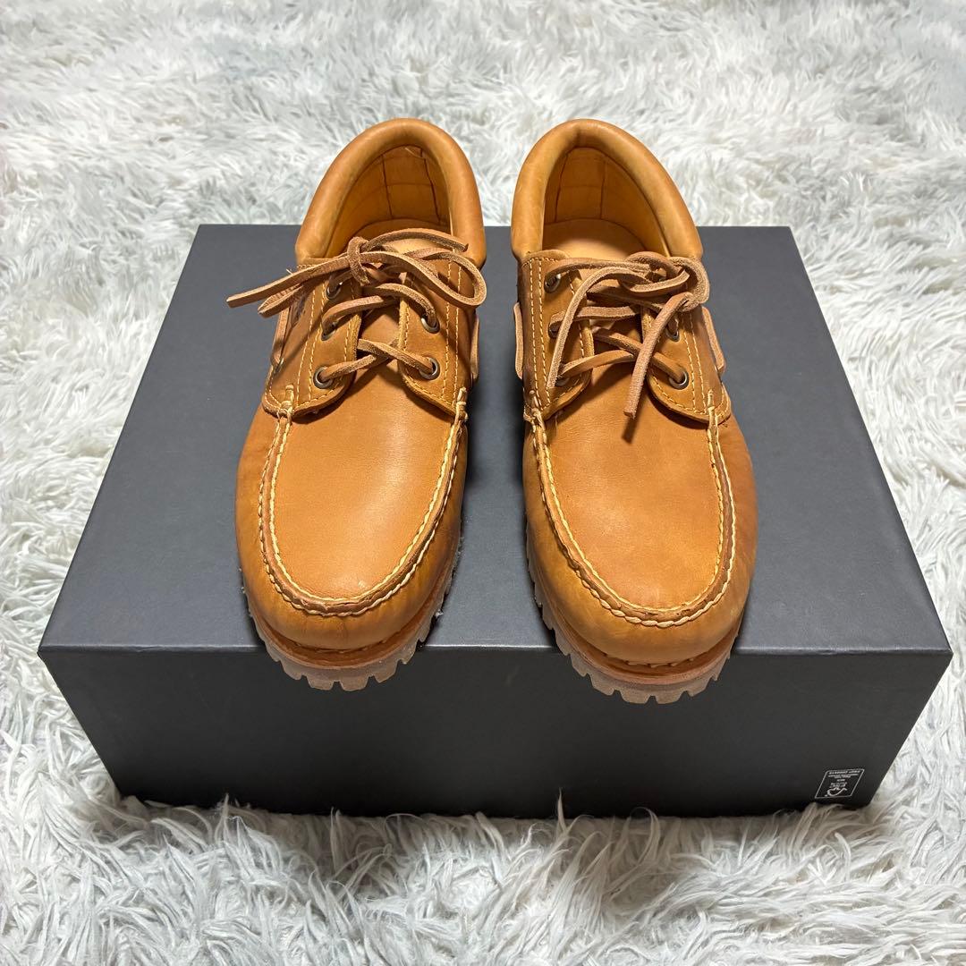 【未使用美品】Timberland 本革3Eye 25.5〈定価23,100円〉