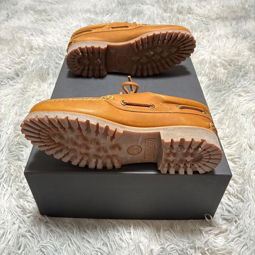 【未使用美品】Timberland 本革3Eye 25.5〈定価23,100円〉