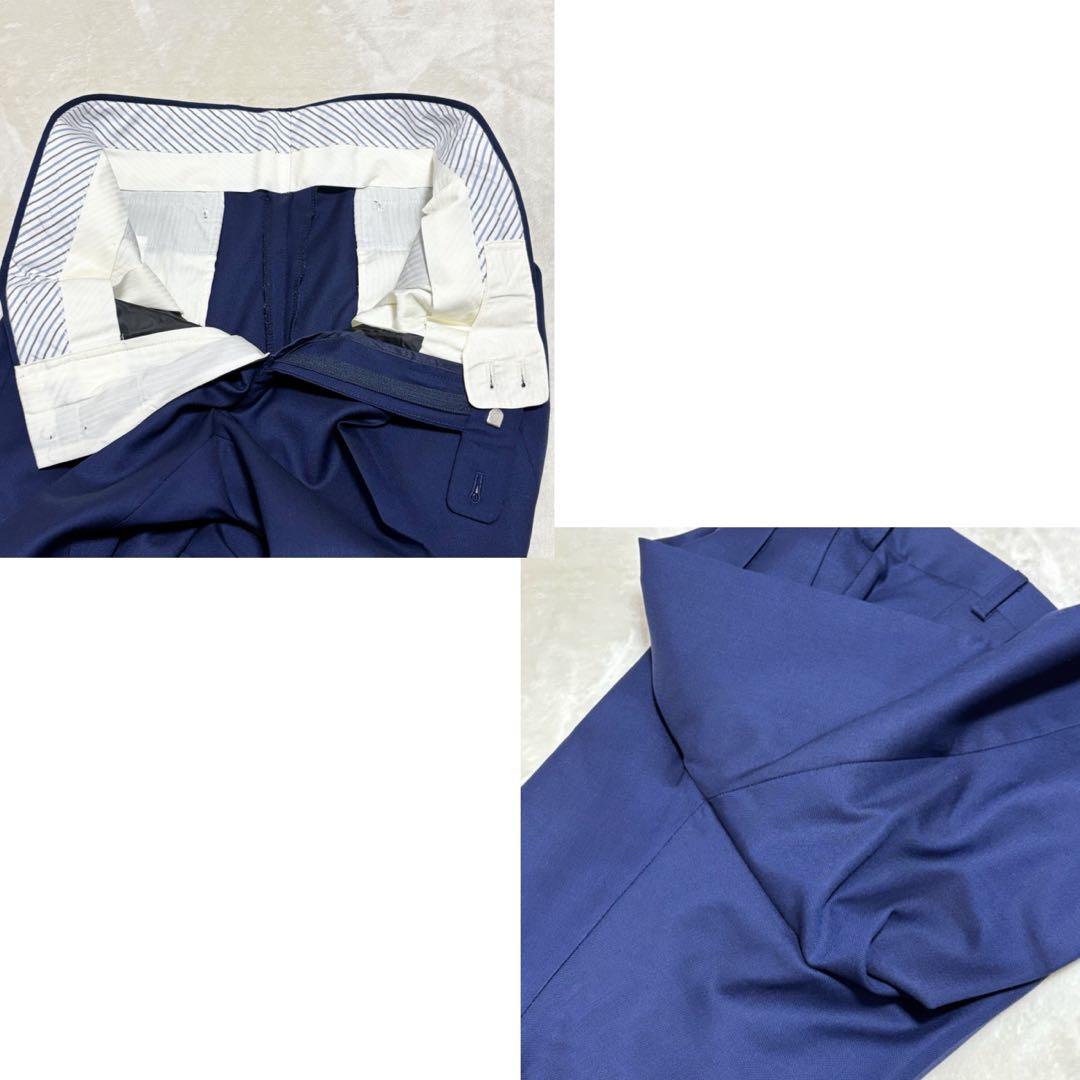 HILTON × グアベロ セットアップスーツ A5 M相当 紺色 総裏 2B