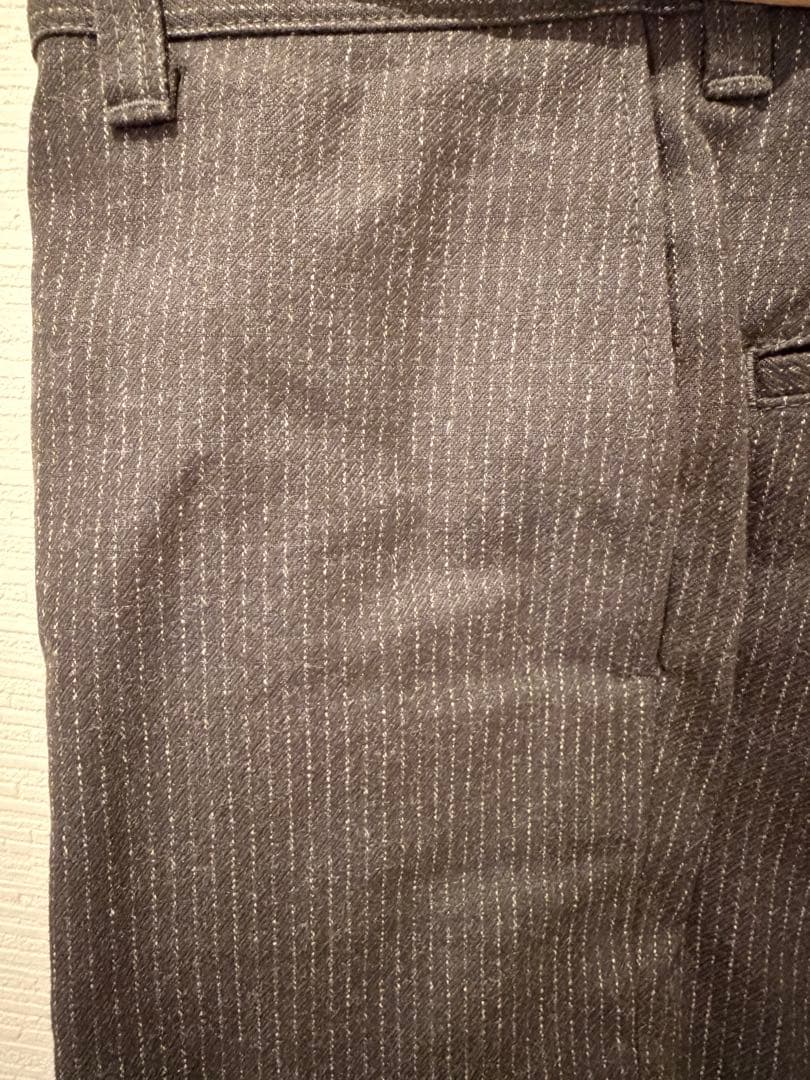 ATLAST&CO ストライプトラウザー34