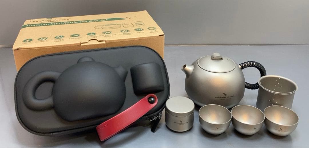 Boundless Voyage Ti3110D チタン　ティーポット　湯呑み