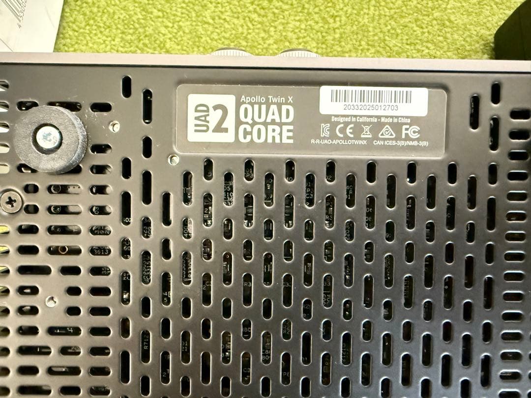 DTM・DAW Universal audio apollo twin x quad gen1