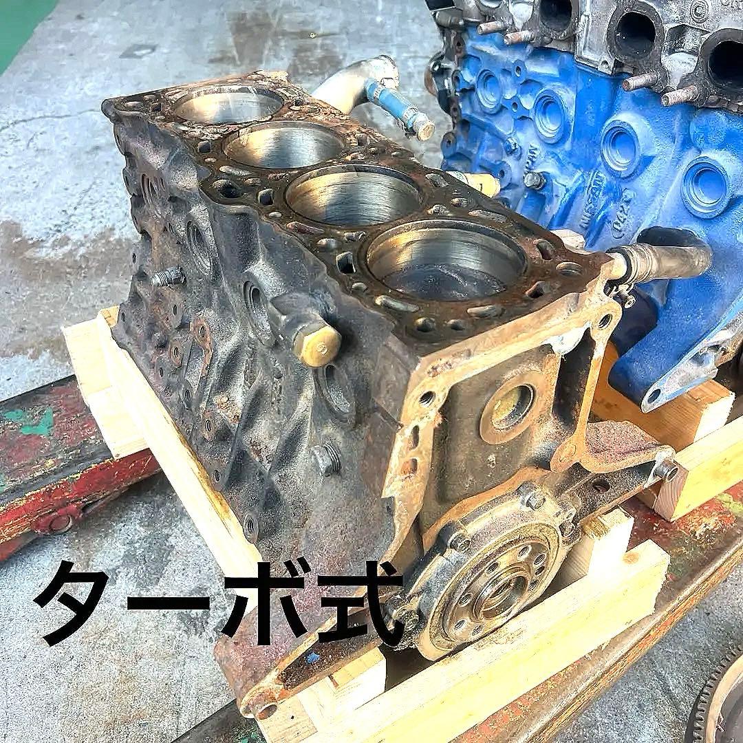 メカチューン エンジン 2機 日産CA18 機械式 ターボ 本体 シルビア