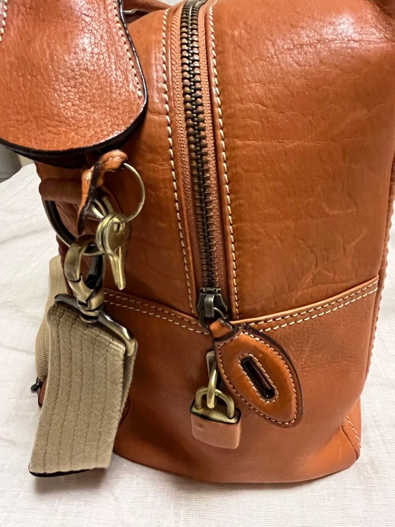 雲さん専用　土屋鞄　トーンオイルヌメ　アンティック　ボストンバック　中古良品