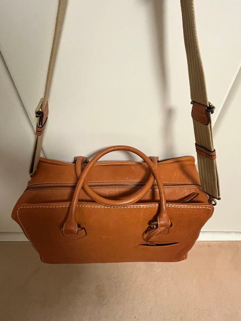 雲さん専用　土屋鞄　トーンオイルヌメ　アンティック　ボストンバック　中古良品